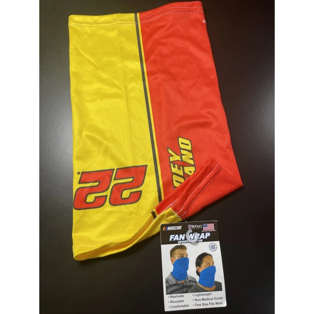 NASCAR Wincraft Fan Wrap Sports Gaiter Neck/Facemask One Size - #22 Joey Logano